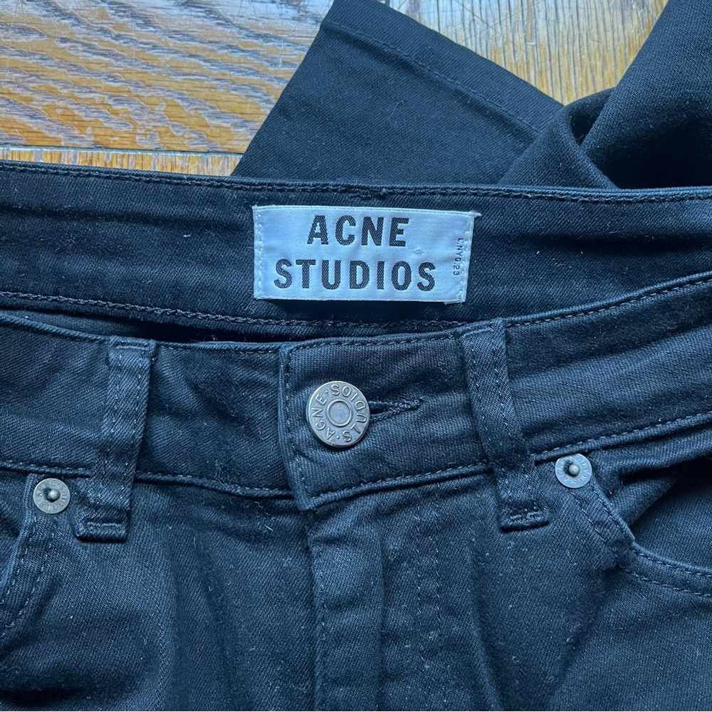 Acne Studios Black Denim Jeans